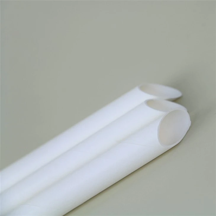 White Sharp Paper Straws